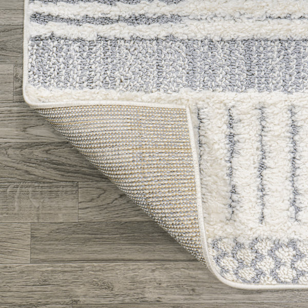 Langley Street Kellum Performance Cream/Gray Rug & Reviews Wayfair